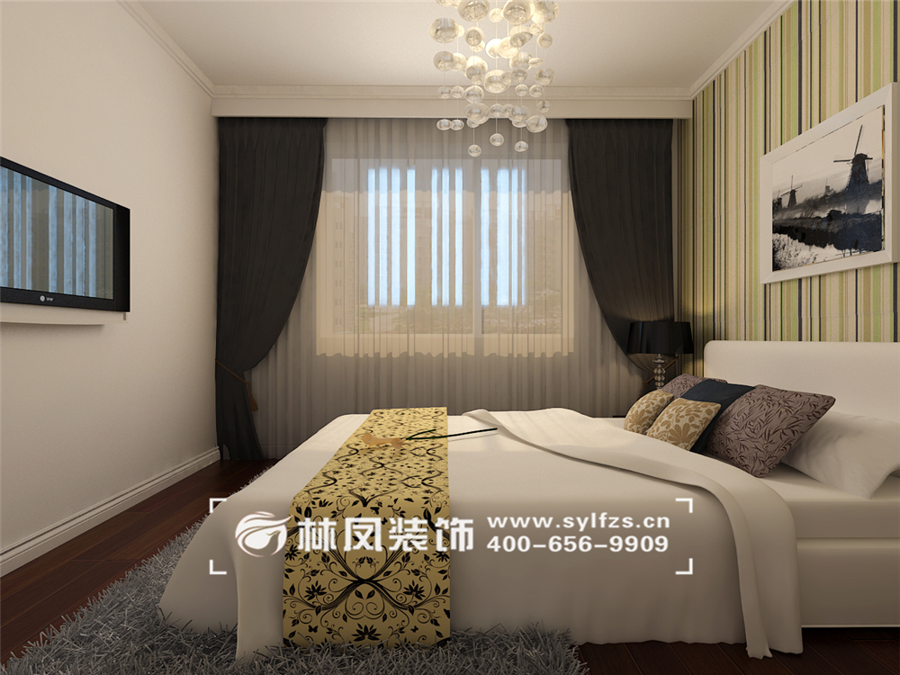 新湖明珠城-90平-現代風格-次臥1.jpg